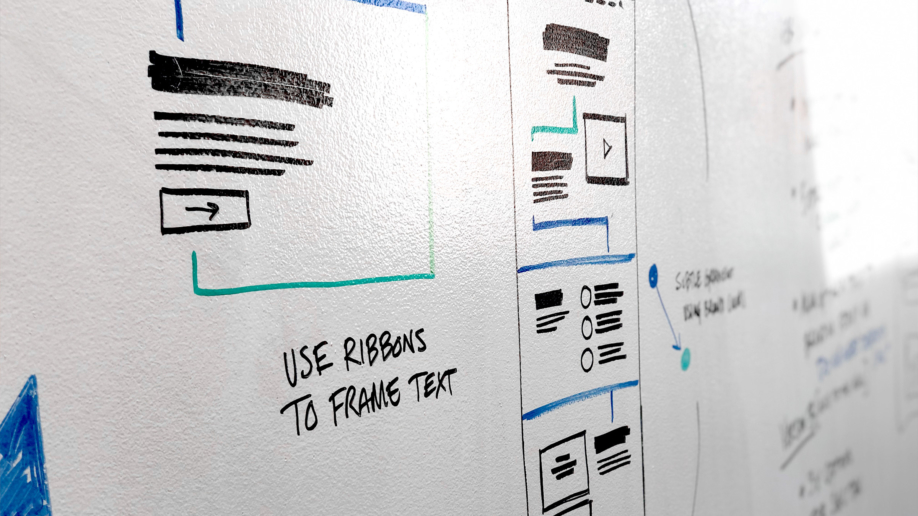 whiteboard wireframes