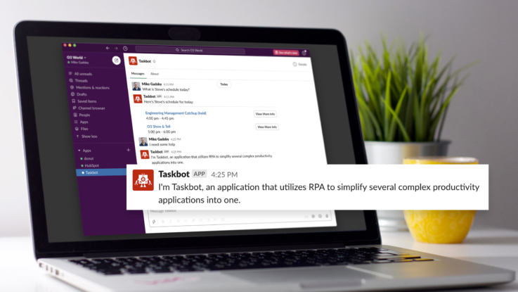 Taskbot with Callout